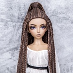 Photo of Парик "2 тона коричневых" 6-7 Minifee (17см)