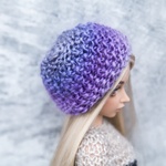 Photo of Шапочка фиолетовая - градиент