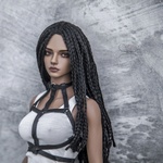 Photo of Парик "Черный" 5-6 Iple Fid 14.5см