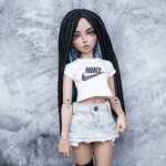 Photo of Парик "Черный Космо" 6-7 Minifee (17см)