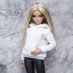 Photo of Худи с капюшоном Айвори - с рисунком