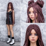 Photo of Парик "Розово-коричневый" SD (размеры 7-8-9)