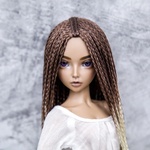 Photo of Парик "Коричневый-блонд" омбре 6-7 Minifee (17см)