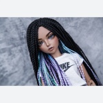 Photo of Парик "Черный Космо" 6-7 Minifee (17см)