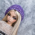 Photo of Шапочка фиолетовая - градиент