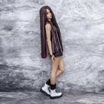 Photo of Парик "Розово-коричневый с малиновым" SD (размеры 7-8-9)