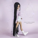 Photo of Парик 6-7 Minifee (17см) Экстра длинный черный