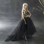 Photo of Корсаж черный с золотом для Fashion Royalty