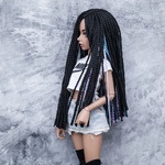 Photo of Парик "Черный Космо" 6-7 Minifee (17см)