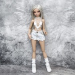 Photo of Корсаж Волна - белый голографик - A (Small) bust