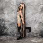 Photo of Парик "Коричневый с Блондом" 6-7 Minifee голова 17см