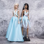 Photo of Корсаж Бабочка - мята/розовый для Nu Face