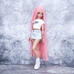 Photo of Парик "Персик" с блестящими нитями 6-7 Minifee (голова 17см)