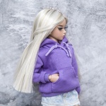 Photo of Худи с капюшоном т. фиолетовый