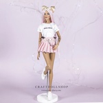 Photo of Парик на ОГ 8.9 (ФР, Межевика, и пр.) - блонд с розовым