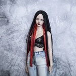 Photo of Парик "черный+красный" SD 7-8-9