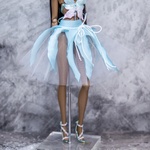 Photo of Корсаж Бабочка - мята/розовый для Nu Face