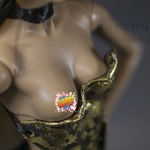 Photo of Корсаж черный с золотом для Fashion Royalty