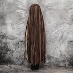 Photo of Парик "Коричневый с Блондом" 6-7 Minifee голова 17см