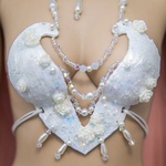 Photo of Корсаж Волна - белый голографик