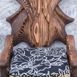 Photo of Деревянный Трон "Бабочка" с подушками