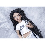 Photo of Парик "черный" гофре 6-7 Minifee 17см