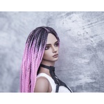 Photo of Парик "Черно-розовый" 5-6 Iple Fid 14.5см