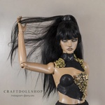 Photo of Корсаж Черный бархат с золотыми цветами