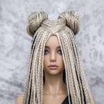 Photo of Парик "Блонд+Черный" SD (размеры 7-8-9)