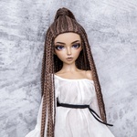 Photo of Парик "2 тона коричневых" 6-7 Minifee (17см)