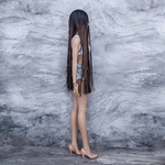 Photo of Парик "черно-коричневое омбре" SD (размеры 7-8-9)