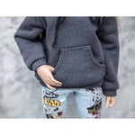 Photo of Худи с капюшоном т. серый - тигр