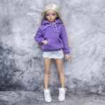 Photo of Худи с капюшоном т. фиолетовый