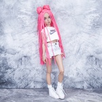 Photo of Парик "Розовый Неон" 6-7 Minifee (17см)