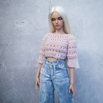 Photo of Свитер св. розовый, короткий