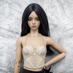 Photo of Корсаж Нюд с золотом и жемчугом