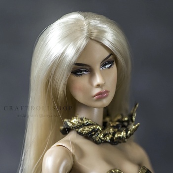 Photo of Ожерелье черное с золотом - шипы. для Fashion Royalty