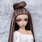 Photo of Парик "2 тона коричневых" 6-7 Minifee (17см)