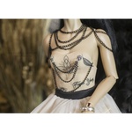 Photo of Корсаж Нюд с тату и украшение на шею/плечи