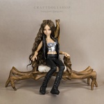 Photo of Кресло - Паук для кукол 1/4 - дерево Орех