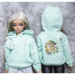 Photo of Худи с капюшоном Мята - с рисунком