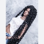 Photo of Парик "черный" гофре 5-6 Iple Fid 14.5см