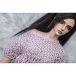 Photo of Кроп-свитер бледно-фиолетовый с нежным блеском