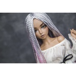 Photo of Парик "серо-розовый" 6-7 Minifee (голова 17см)