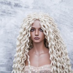 Photo of Парик "блонд" гофре 5-6 Iple Fid 14.5см