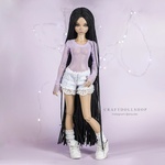 Photo of Парик 6-7 Minifee (17см) Экстра длинный черный