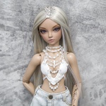 Photo of Корсаж Волна - белый голографик - A (Small) bust