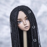 Photo of Парик "Черный" 6-7 Minifee 17см