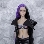 Photo of Парик "черно-фиолетовый" SD 7-8-9