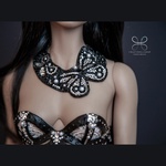 Photo of Украшение "Бабочки" со стразами